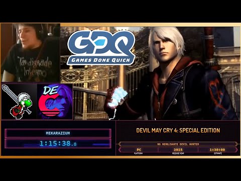 Devil May Cry 4 (SE) by Mekarazium in 1:15:38  GDQ 2020