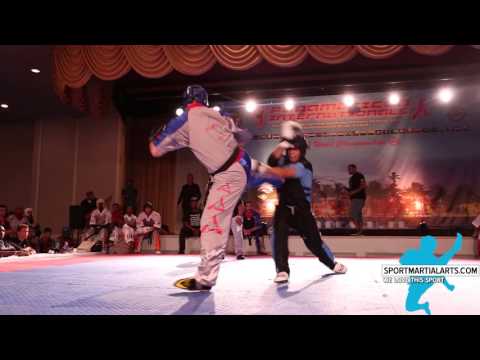 2015 Pan American Int'ls - Ross Levine v Unk - Men's Team Sparring