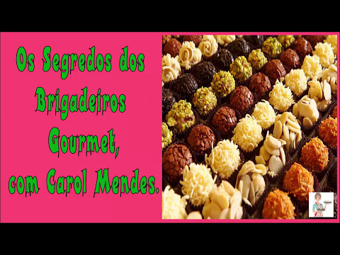 Como Fazer Doces Para Vender  Brigadeiros Gourmet