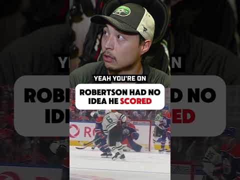 Jason Robertson Had No Idea He SCORED vs Oilers