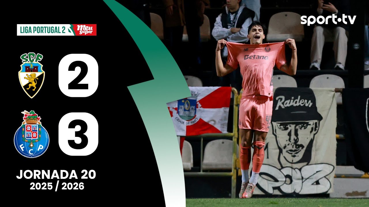 SC Farense vs Porto B Highlights