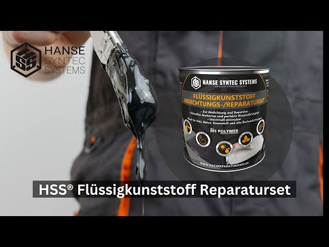 Hanse Syntec Systems Premium Flüssigkunststoff Abdichtungsset inkl. Pinsel & Vlies - Produkttrailer