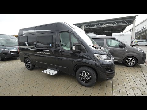 🔥 ONLY 5,39m! TINY CAMPER 2023 WITH SHOWER! Pössl Summit Shine 540 with legendary single seat