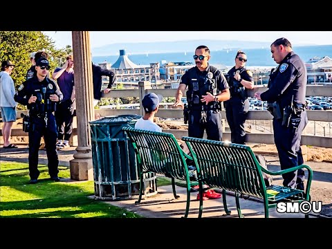 𝗣𝗔𝗟𝗜𝗦𝗔𝗗𝗘𝗦 𝗣𝗔𝗥𝗞 𝗣𝗔𝗧𝗥𝗢𝗟: Police Speak With Man During Afternoon Patrol