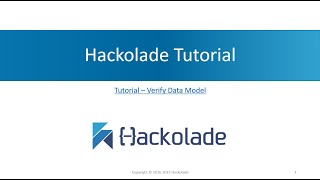 Download the video "How-To : Verify Data Model"