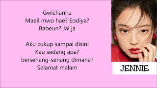 Download lagu JENNIE (BLACKPINK) - SOLO Lyrics [Rom Indo] mp3