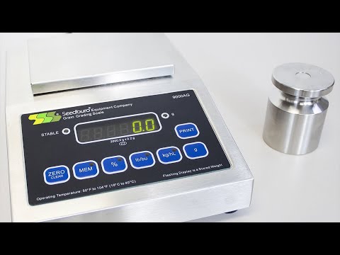 Calibrating The 9000AG Computer Grain Grading Scale