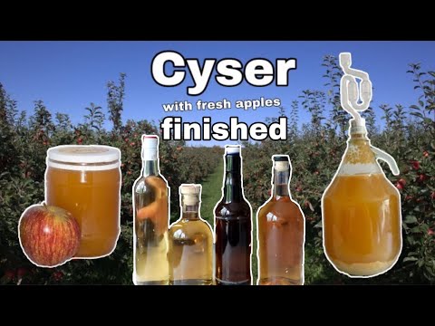 Finishing the Cyser - Apple honey fruit wine - Start with fresh apples
