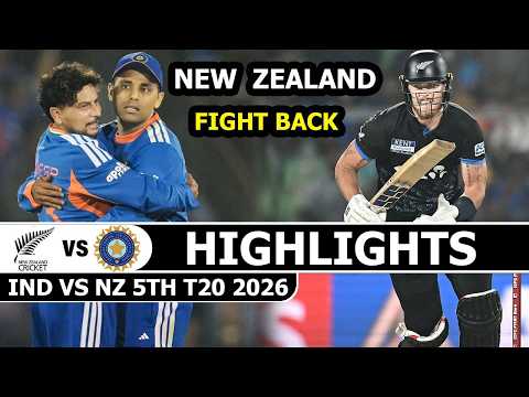 India Vs New Zealand Match Highlights 5TH T20 2026 | Ind Vs Nz