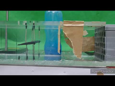 機械工学科 翼の曲げ捩じりフラッター自励振動