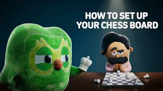 Duolingo 🟩 Lesson: How to Set Up a Chess Board