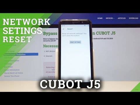 How to Reset Network Settings in CUBOT J5 - Fix Wi-Fi Settings