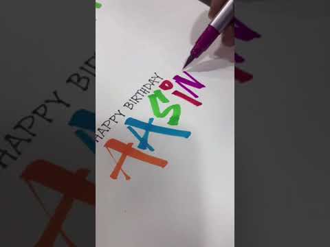 Happy Birthday Aasim | Whatsapp Status | by artistahsan