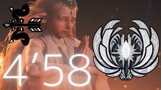 【MHWilds】ゾ・シア　弓ソロ　非火事場　4’58”87/Zoh Shia Bow solo【弓】【モンハンワイルズ】【MHWs】【属性変換】【ゾ・シア】【装備】
