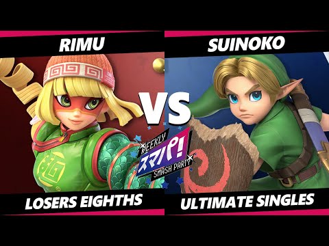 Sumapa 213 TOP 8 - Rimu (Min Min) Vs. Suinoko (Young Link) Smash Ultimate - SSBU