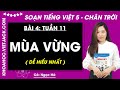 Giải sgk Tiếng Việt lớp 5 Bài 4: Mùa vừng