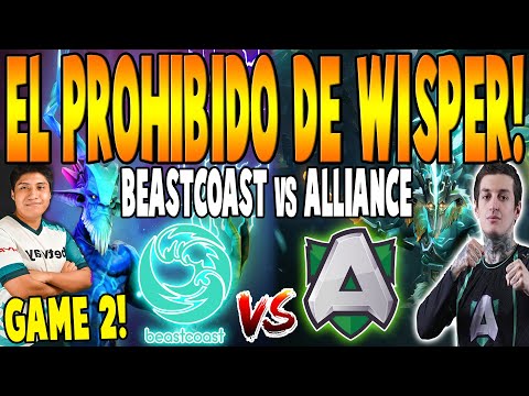 BEASTCOAST vs ALLIANCE [GAME 2] BO2 - El Prohibido de WISPER! "GG MIN 24" - ESL ONE FALL 2021 DOTA 2