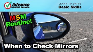 When To Check Your Mirrors