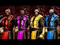 MK Annihilation Ermac Rain Smoke Scorpion Reptile Sub Zero Skin Mod Showcase MK1