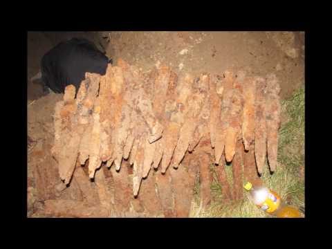 Gdańsk wykopki #27 - Rekord pobity? 25 bagnetów z jednego dołka.