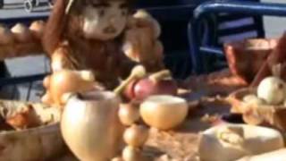 preview picture of video 'Arte com cebolas em Sanxenxo - Galicia'
