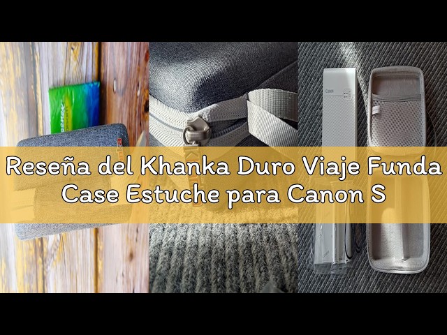 Vídeo relacionado con Khanka EVA Duro Caso Recorrido Bolso Funda Estuche Case para Fujifilm Instax Square Link Impresoras fotográficas.(Blanco,Sólo Estuche)
