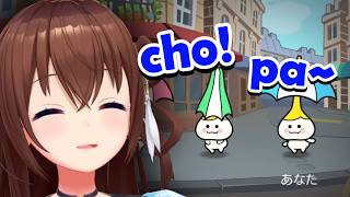 Cute Sora Noises While Playing Rhythm Heaven