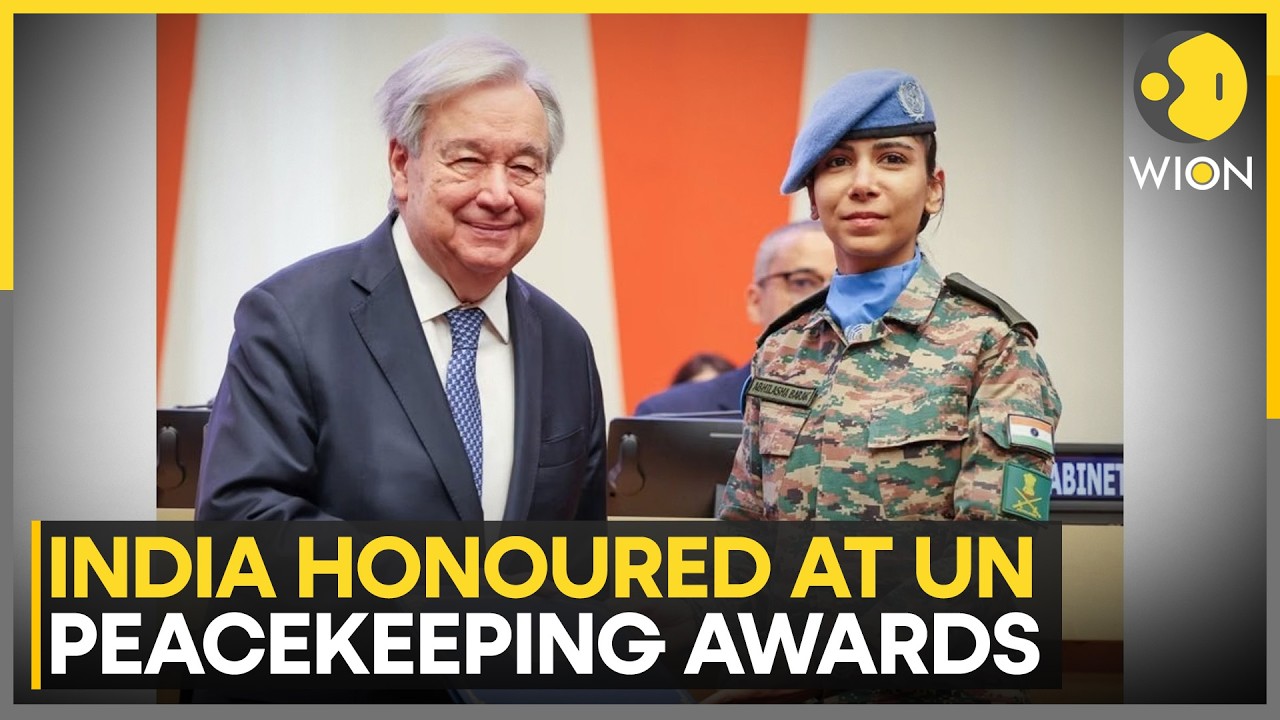 India: Major Abhilasha Barak Receives UN Honour | WION News