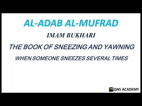 Adab Al Mufrad 40-10: When someone sneezes several times, Hadith 938-939 of 1322