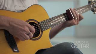 Video thumbnail for Gear Review: Cort’s Frank Gambale Luxe Is a Fast-Playing Flattop by Acoustic Guitar Magazine