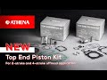 Top End Piston Kit: Cast 2-Stroke Piston Ø 54 mm + Top End Gasket Kit - video