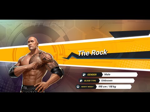 WWE x The King of Fighters All Star - Rush Event - The Rock Stage (Full Story)