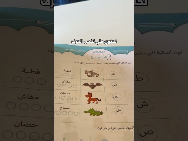 تعلم وفكر مع الحروف
