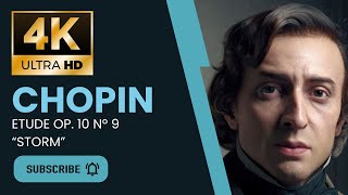 Chopin Étude Op. 10 No. 9 Storm | 4K UHD