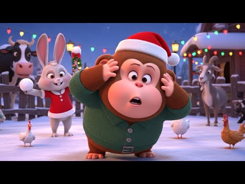 The Great Christmas Escape: Baby Bunny’s Christmas Prank War – Will Monkey Farmer Holiday Mayhem? 🎄