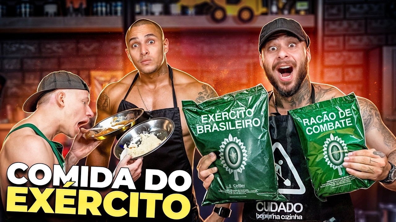 WAR RATION! 💣 Corporal Pereira and Leo Stronda face military food! | Monster in the Kitchen #021