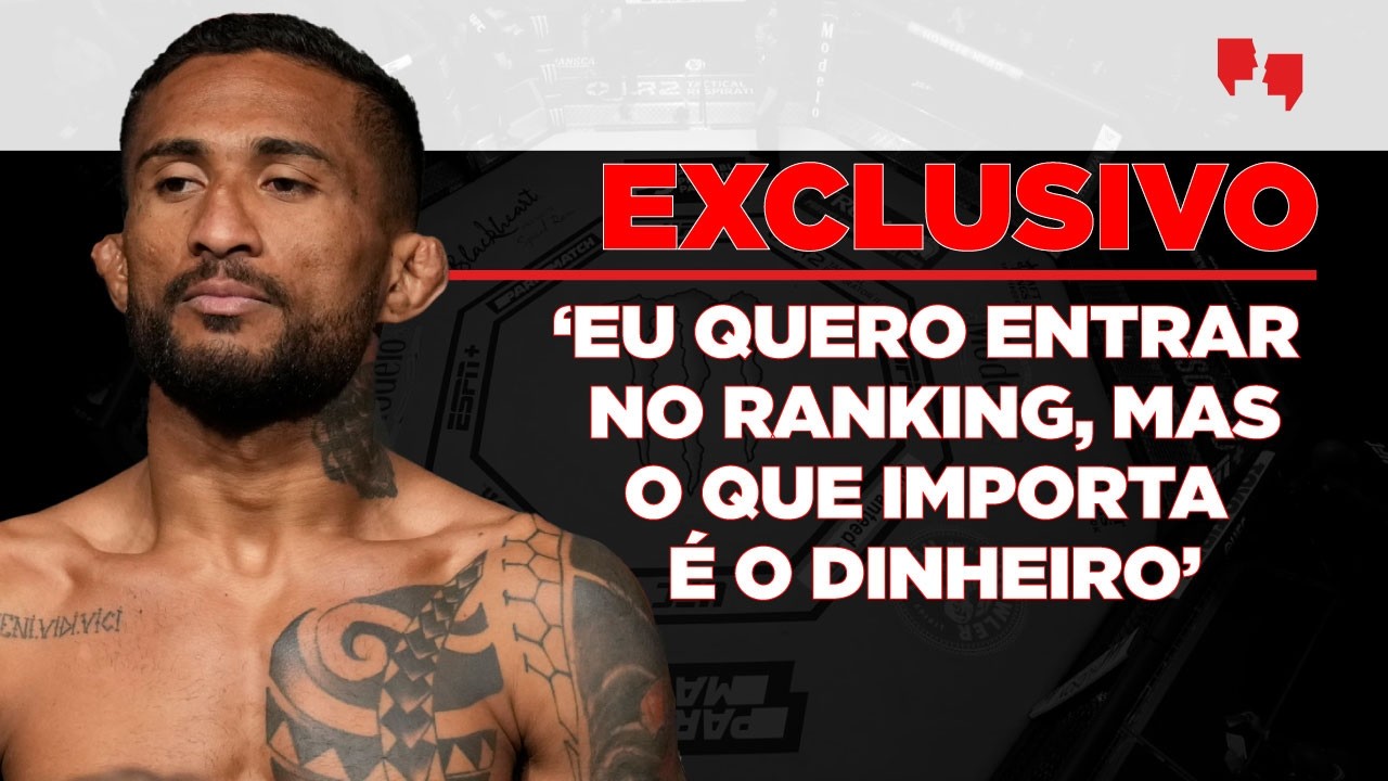 JOANDERSON TUBARÃO se espelha em MOICANO para roubar a cena no UFC