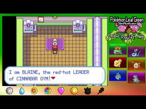Pokemon Leaf Green - Part 31 :: Blane's Gym, Turning Burglers into Nerds!