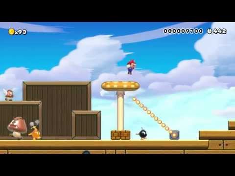 bowser jr's super airship! by Dan - Super Mario Maker - No Commentary 1AC
