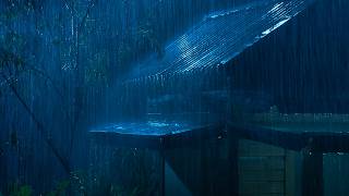 (No Ads) Real Thunderstorm Sounds | Heavy Rain Ambience for Deep Sleep & Calm Mind