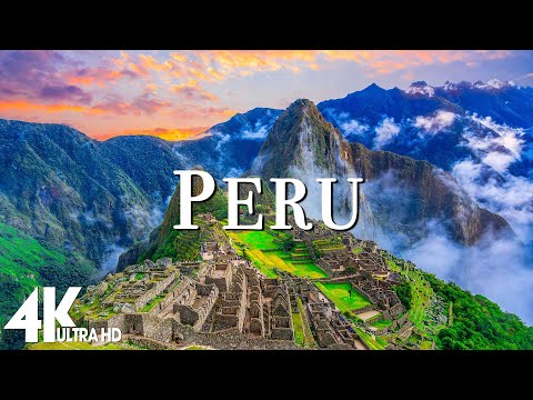 FLYING OVER PERU (4K UHD) - Relaxing Music Along With Beautiful Nature Videos - 4K Video HD