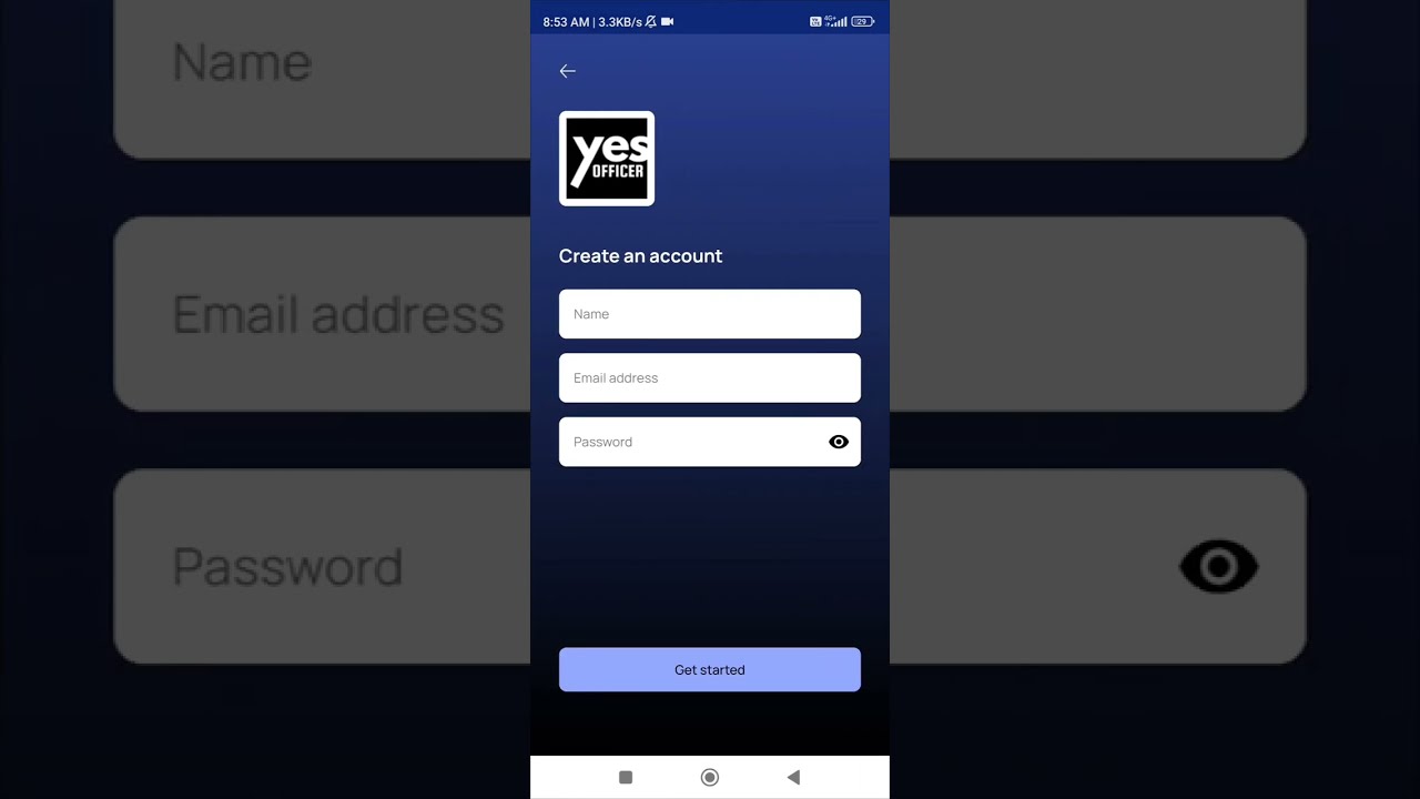 |Guidance for downloading application of Yes Officer for Android users| |only at ₹2499/-| For 1 year