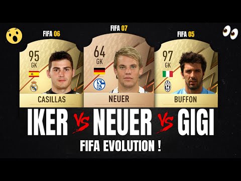 Casillas VS Neuer VS Buffon FIFA EVOLUTION! 😱🔥 | FIFA 05 - FIFA 22