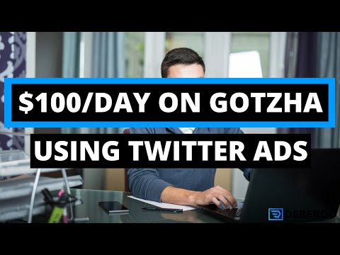 How To Make $100 Per Day With Gotzha Using Twitter Ads (Affiliate Marketing)