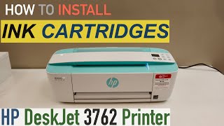 HP DeskJet 3762 Ink cartridge Installation & Replacement Video.