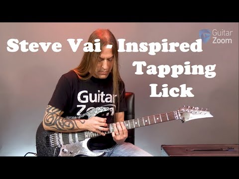 Steve Vai Inspired Tapping Lick | GuitarZoom.com