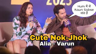 Varun Dhawan Cute NOK - JHOK With Alia Bhatt Zee Cine Awards 2023