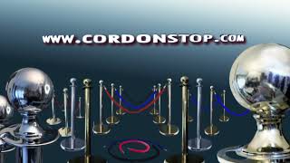 Stanchions Crowd Control Barriers with ropes