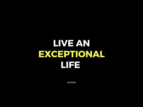 Master the Art of Living an Exceptional Life _ Jim Rohn Discipline
