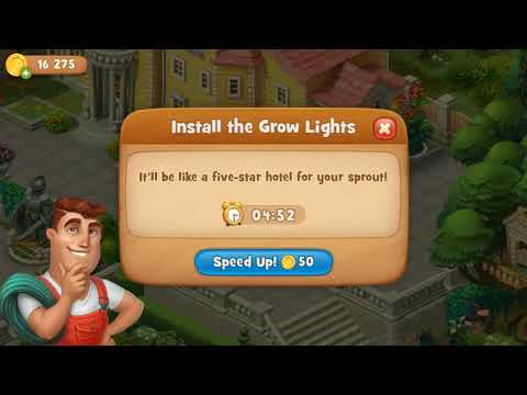 Gardenscapes Story Part 14 - Area 5 - Day 1 Gameplay Walkthrough